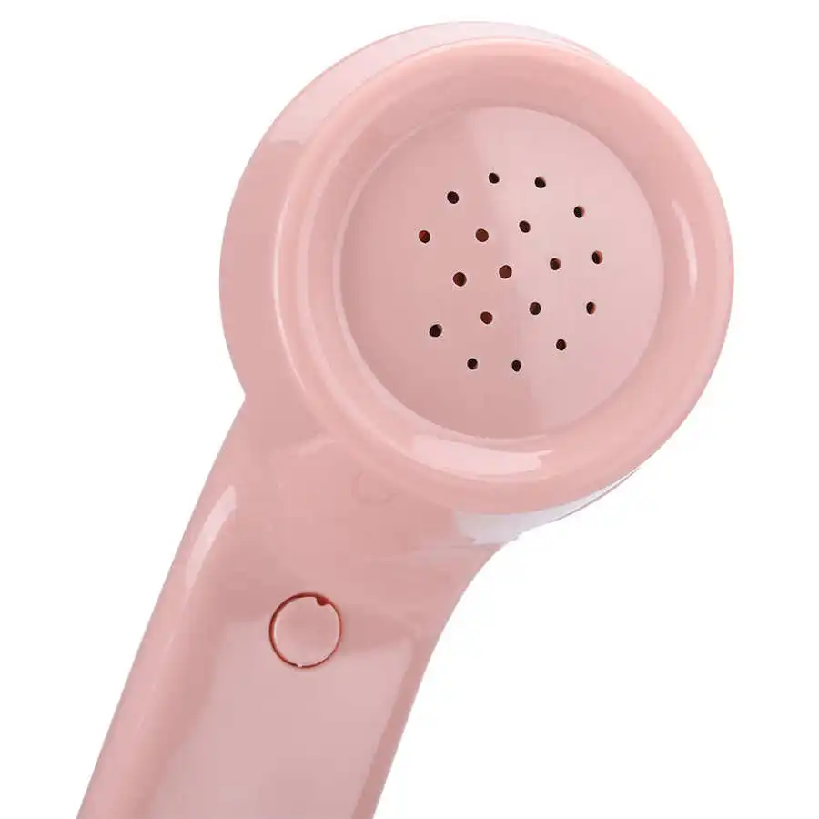 

Vintage Telephone High Definition Call Quality Wired Telephone for Home Office Pink European telefono Landline Desk Telephone