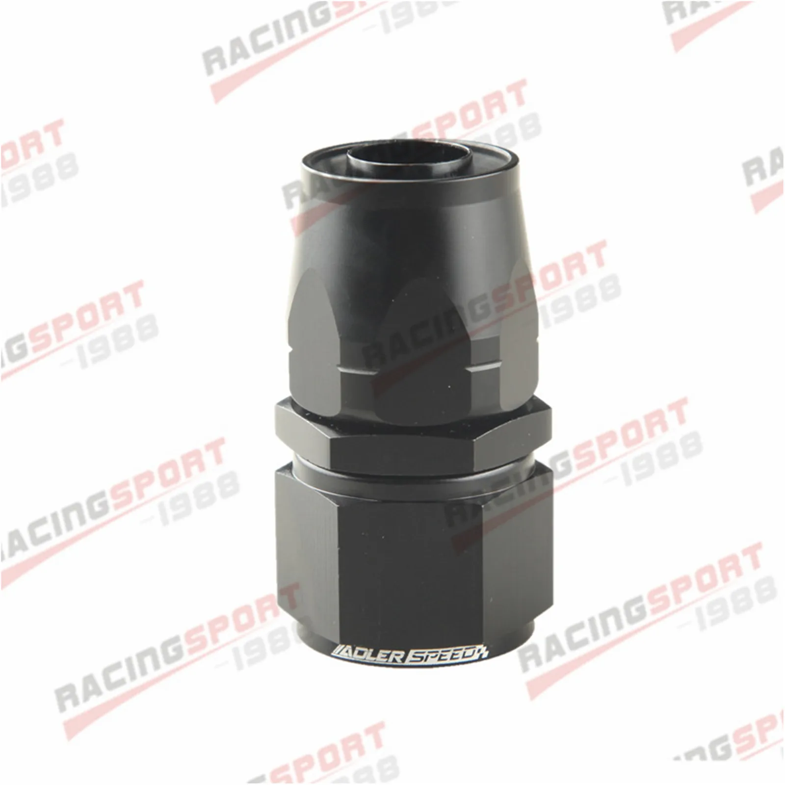 

New AN-12 AN12 Cutter Style Swivel Straight Hose End Fitting Adapter Black