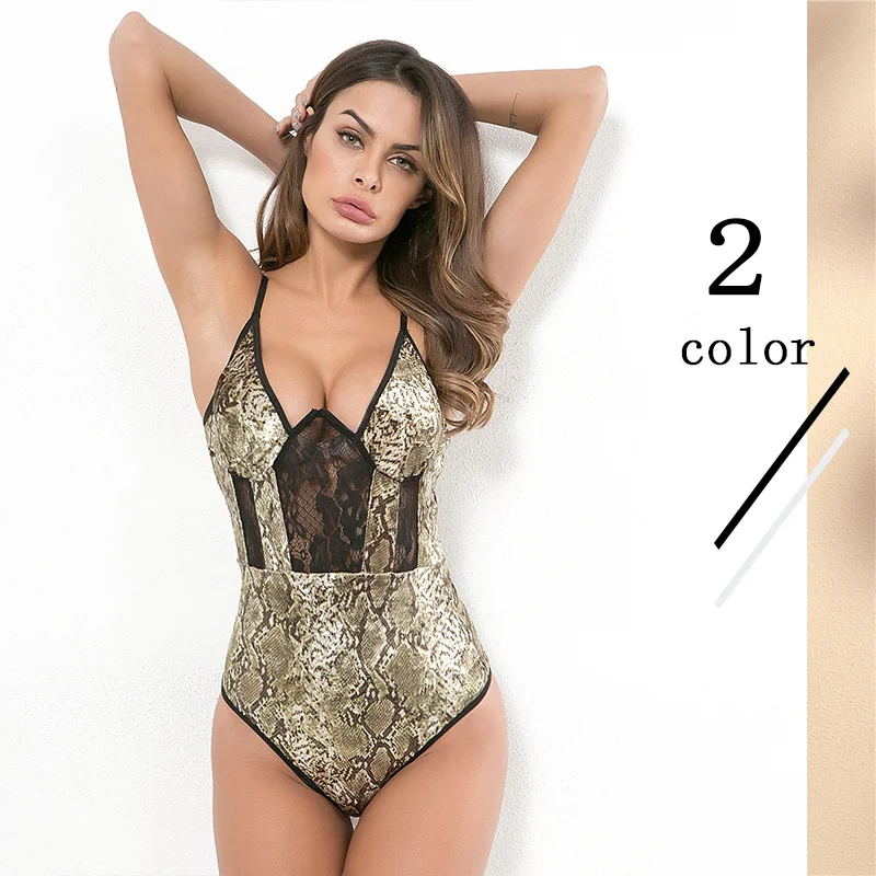 

2019 Summer Sleeveless New Sexy Women One Piece Monokini Bandage Bathing Suit Sexy Lingerie Bikini Swimsuit Swimwear Bodysuit