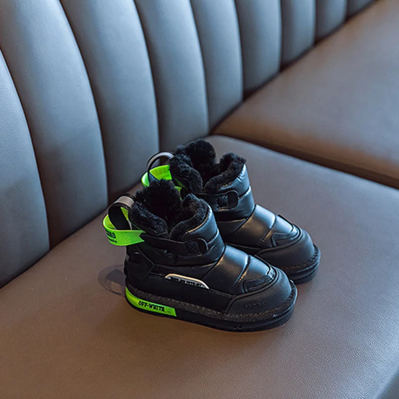 Осень-зима 2021 новые детские зимние ботинки утепленная хлопковая обувь для