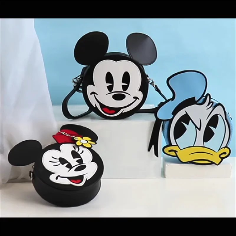 

Disney Genuine Mickey Minnie Cartoon Handbag Fashion Shoulder Bag PU Handbag Purses and Handbags