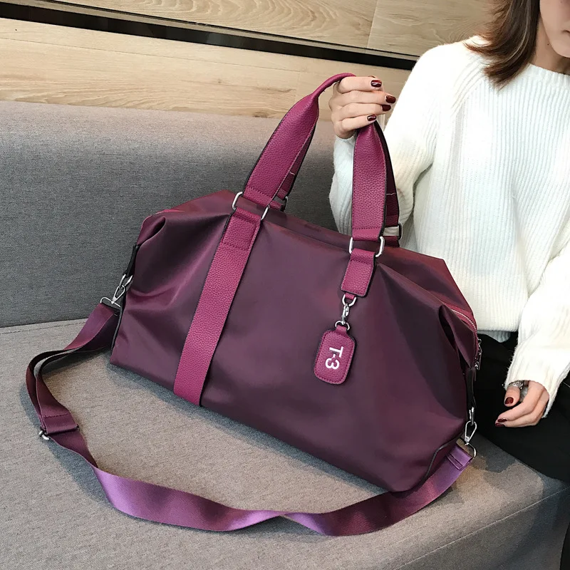 

New Short-distance Travel Bag Chic Female Portable Luggage Tide Large Capacity Travel Bag Lightweight Waterproof Sports Gym Bag