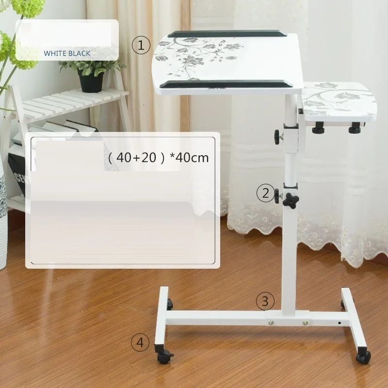 Портативная подставка для ноутбука Dobravel Portatil Escritorio Tafel, Офисная маленькая Регулируемая прикроватная подставка для ноутбука, компьютерный стол
