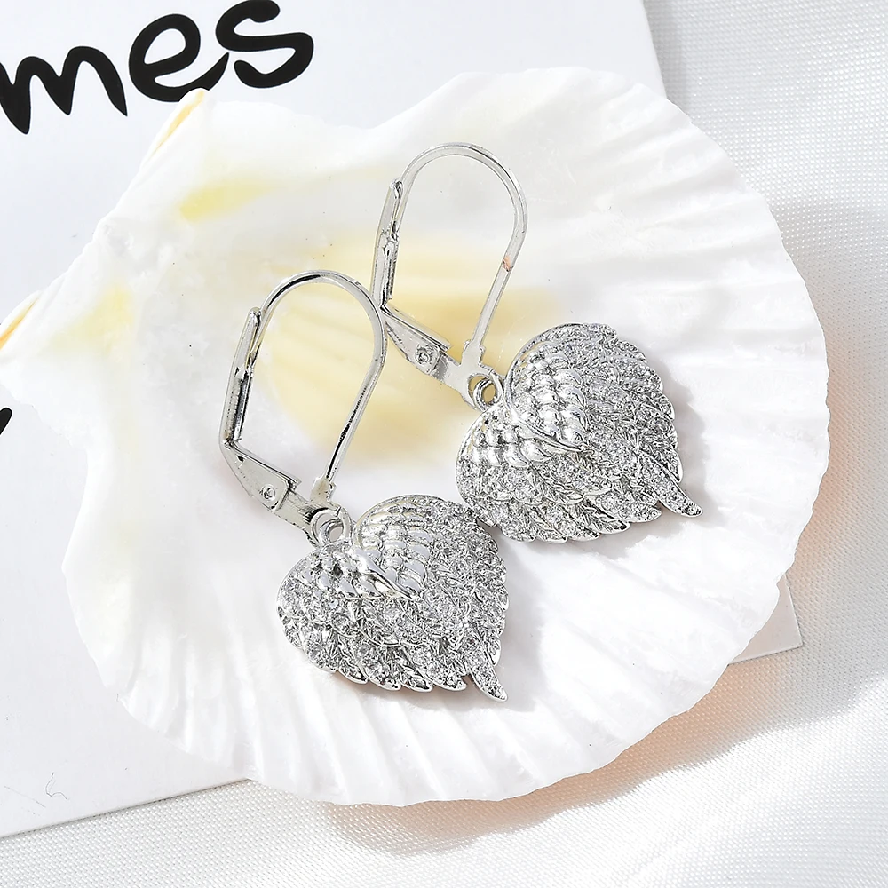 

New Earrings for Women Heart Drop Dangle Wedding Fashion Statement Clip Earring Gift Female Jewelry Accessories Wholesale