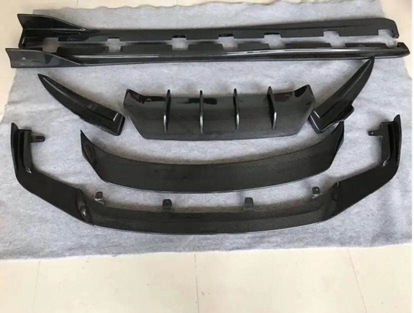 Автомобильный спойлер из углеродного волокна для переднего и заднего бампера