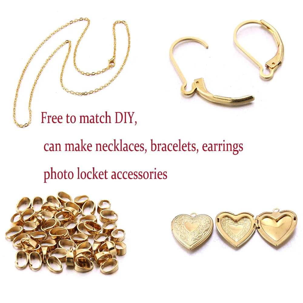 5 шт. набор женских медных аксессуаров для ожерелья и серег | Украшения аксессуары