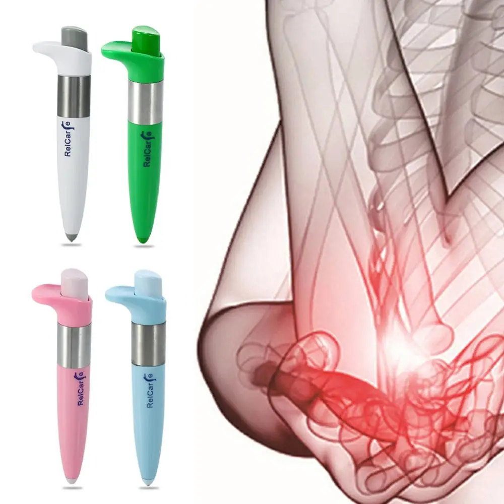 

4 Color Electronic Muti-function Meridian Energy Pen Pulse Analgesia Pain Relief Pen Acupuncture Point Body Massager Health Care