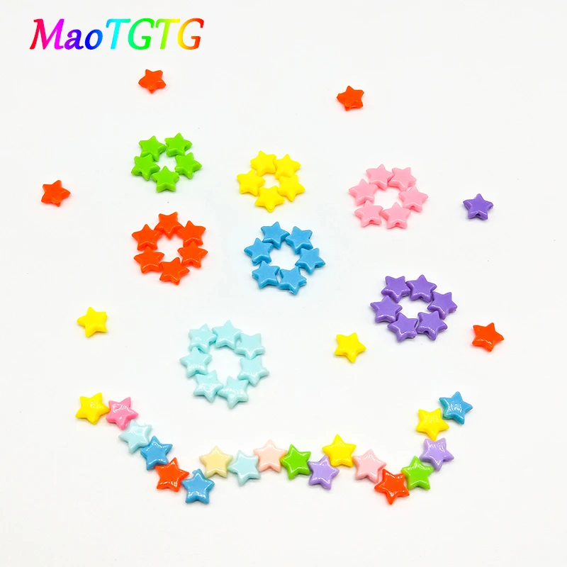 100 шт./лот акриловые бусины для изготовления ювелирных изделий DIY ожерелье