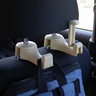 2 в 1, универсальная вешалка на заднее сиденье автомобиля с держателем для телефона
