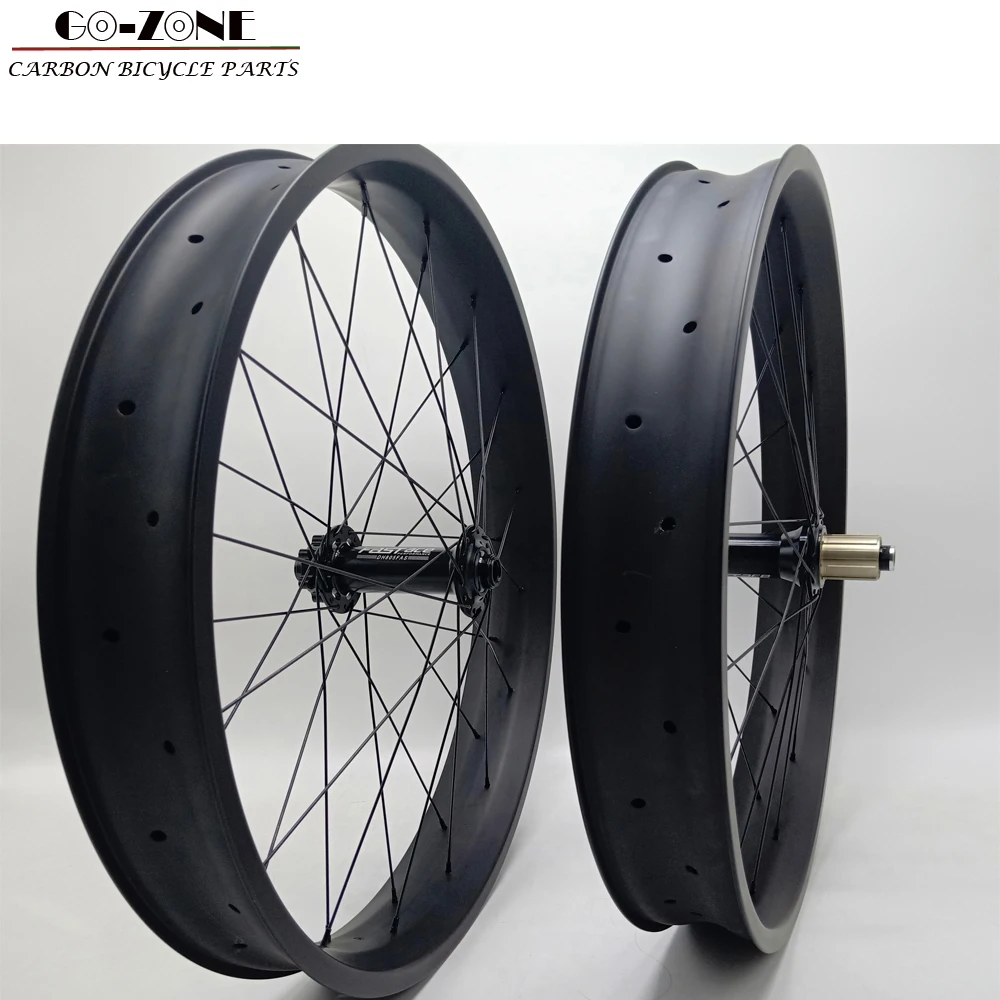 Колеса для велосипеда fat bike carbon 26er 80x25 мм передние колеса 135/197/190*15 задние * 12 с