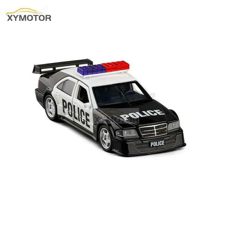 1/32 Jackiekim For Benz C CLASS AMG Diecast CAR MODEL Toys kids Gifts Black Police Car Metal Plastic Rubber | Игрушки и хобби