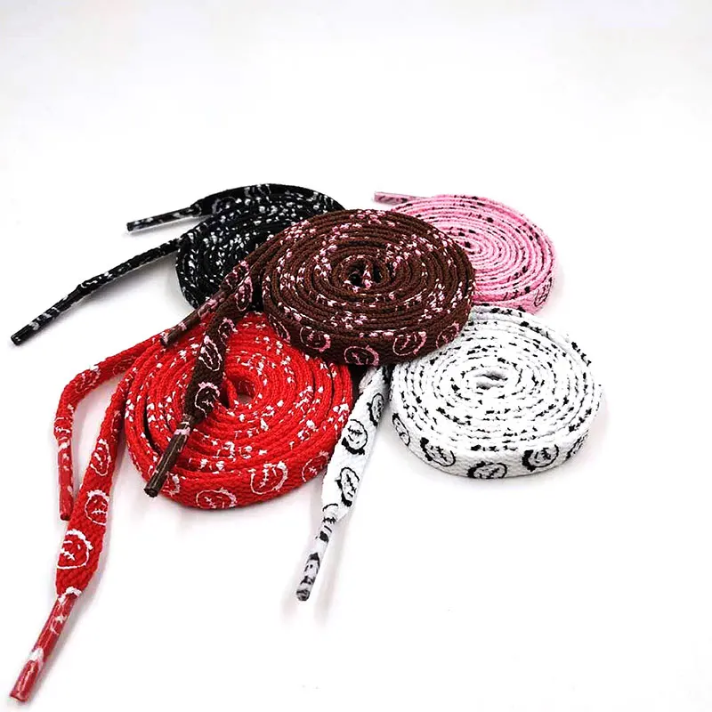 Print Cartoon Wild Shoelaces Athletic Safety Sneakers Shoelaces Casual Lace Funny Night Walk Bootlace Shoelace 120/140/160/180CM
