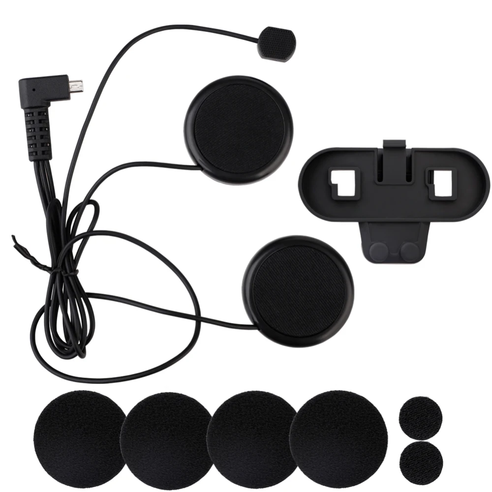 Мотоциклетный шлем, Bluetooth, домофон для проводных мотоциклетных bluetooth-гарнитур, 800 м, домофон для TCOM-SC, мягкая линия, зажим
