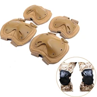 military tactical knee pads airsoft army hunting cs game knee elbow protector skateboard skating safety knees support