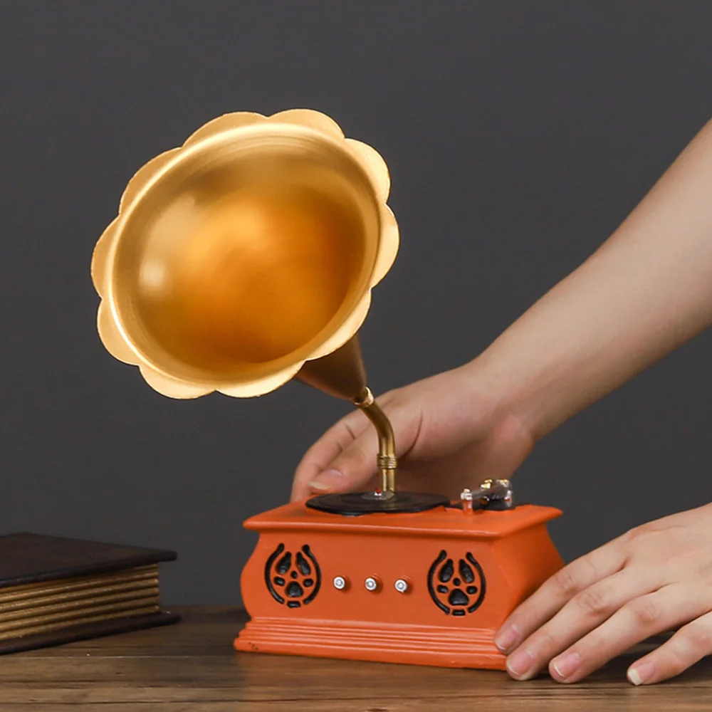 1 шт. фонограф Винтаж украшение для дома в классическом стиле орнамент Desktop