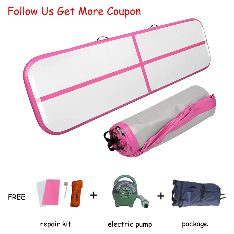 Бесплатная доставка надувной воздушный трек гимнастический коврик для занятий