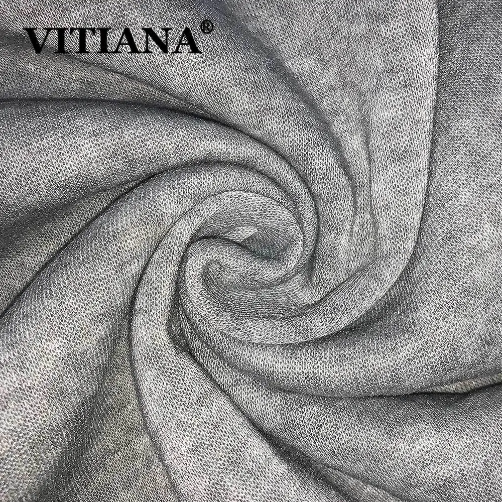 Женская куртка-бомбер VITIANA повседневная черная приталенная куртка на молнии