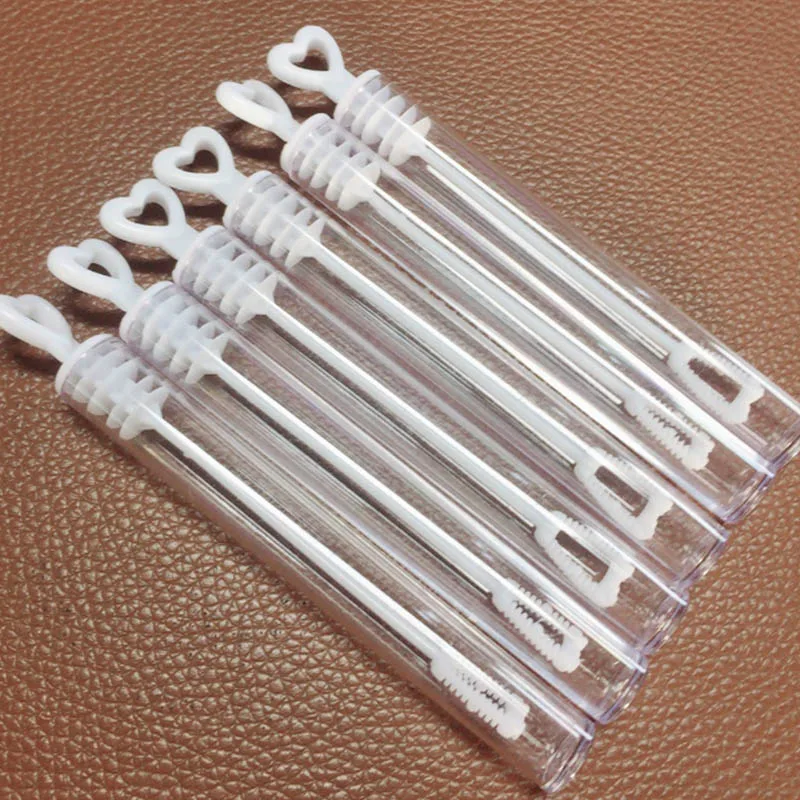 

Wand Tube Bubble Maker Soap Bubble Bottles Home Party Decoration Love Heart Shaped Wedding Party Supplies 12Pcs Children Toys