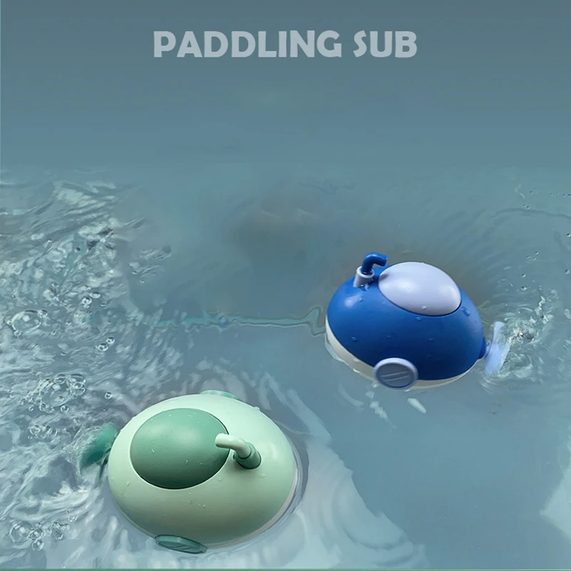 Детская игрушка для купания детская на цепочке маленькая подводная лодка