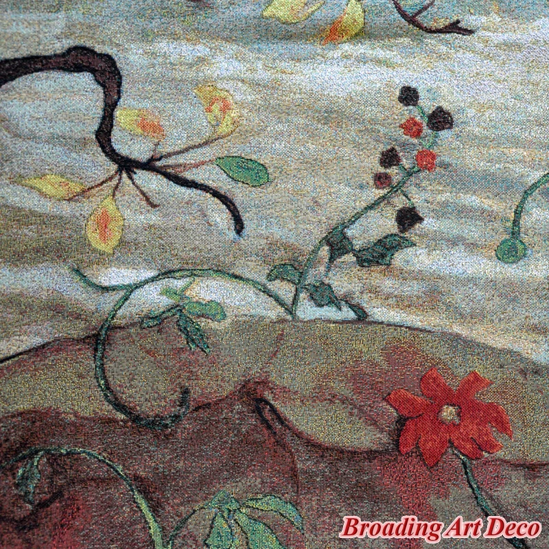 Яблочное дерево жаккардовый ткать искусство гобелен настенный домашний