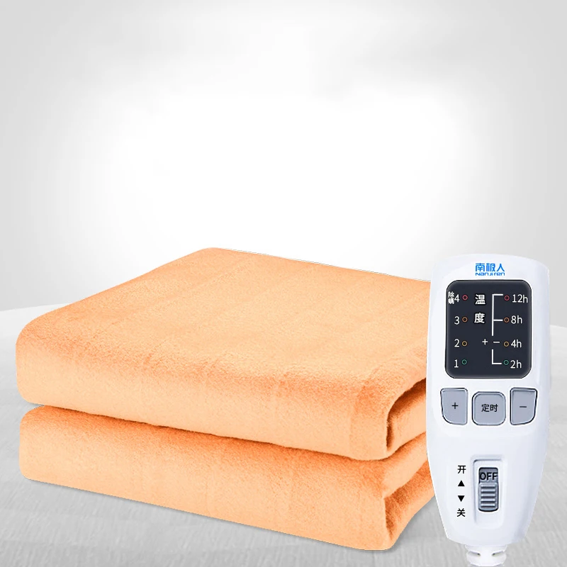 

Одеяло с двойным подогревом, электрическая грелка, 101 Вт, интеллектуальная регулировка температуры, электрическое одеяло, согревающие това...