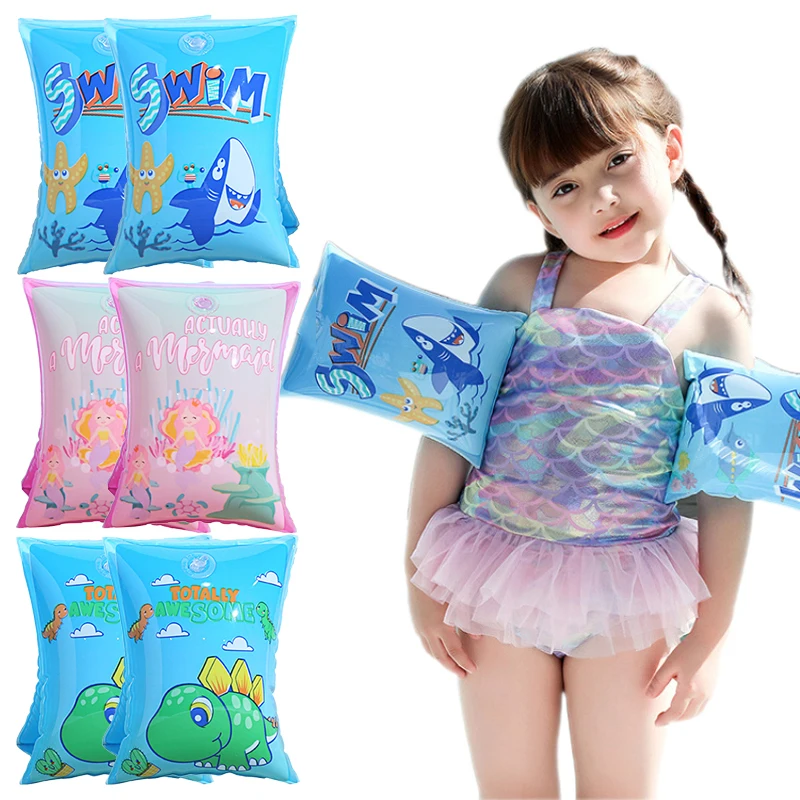 

Summer Pool Buoys Baby Swimming Ring Arm Inflatable Circle Pool Float Swim Training Flamingo Pool Party Toys Kid Life Jacket
