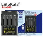 Зарядное устройство LiitoKala для аккумуляторов lii-600, Li-ion-3.7V, 2 в, 4 слота, независимая зарядка, портативное зарядное устройство 18350, 16340, 14500