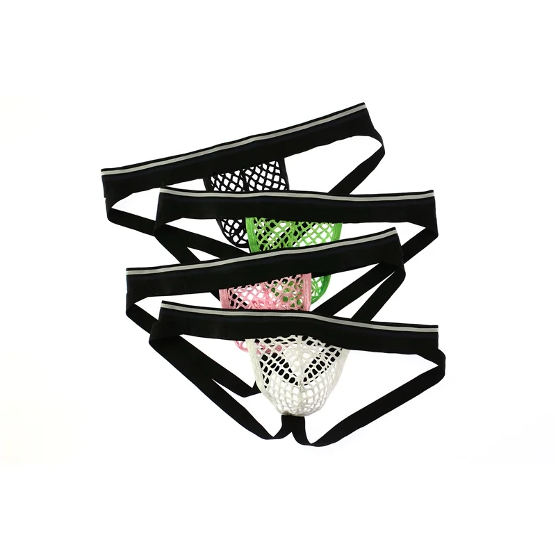 Лидер продаж мужские сетчатые Трусики-бикини с открытой спиной бандаж вырезами