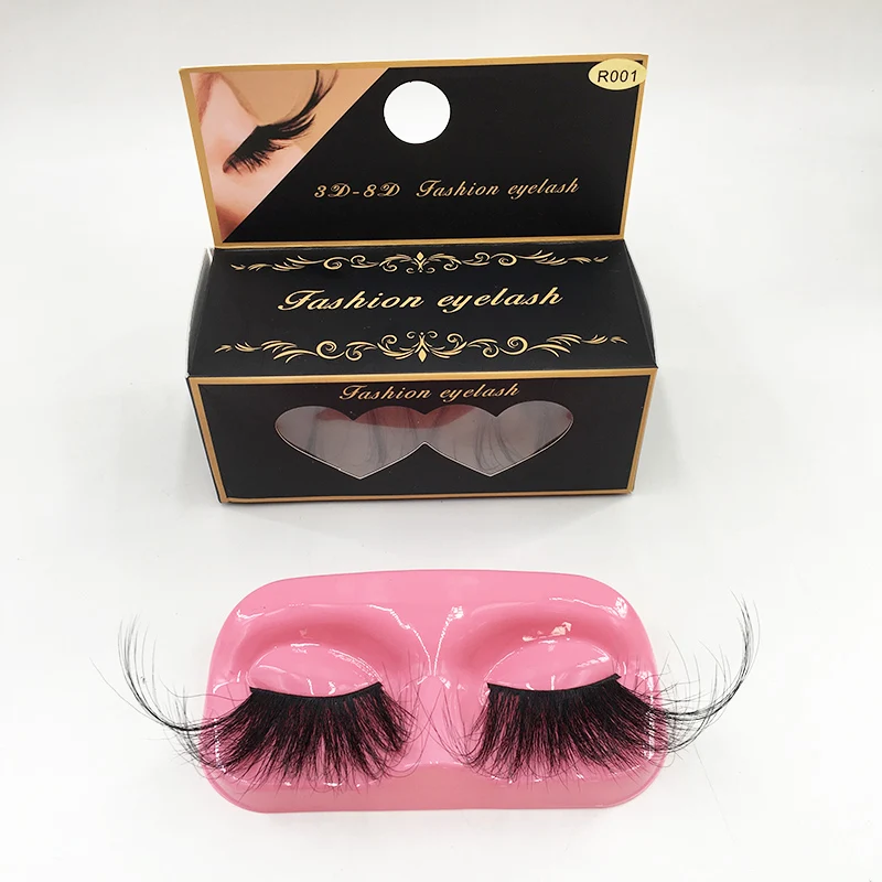 70 мм ресницы серо-коричневого цвета с длинным драматический Полный ресниц