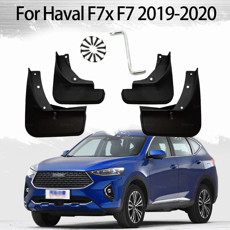 

1 Set Mudflaps For Great Wall Haval F7x Haval F7 19-20 Splash Guards Mud Flaps Front Rear Mudguards Fender