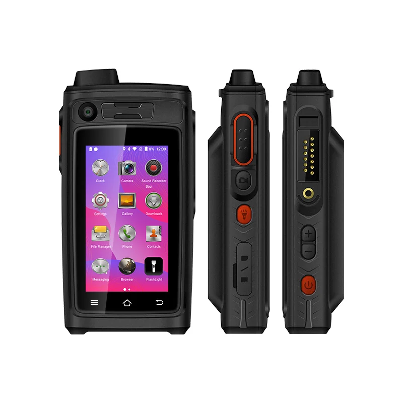 Рация UNIWA A19S 3 ГБ + 32 4800 мАч сенсорный экран Android 6 0 16 МП POC Zello ночное видение NFC SOS 4G