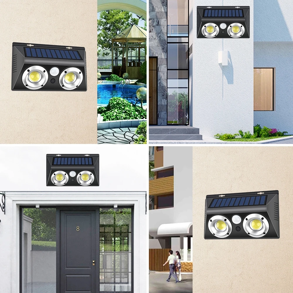 

Led Solar Wall Light Lampy Solarme Solares Para Exterior Focos Luz Luces Navidad Garden Lamp Outdoor Lampa Solarna Guirnalda