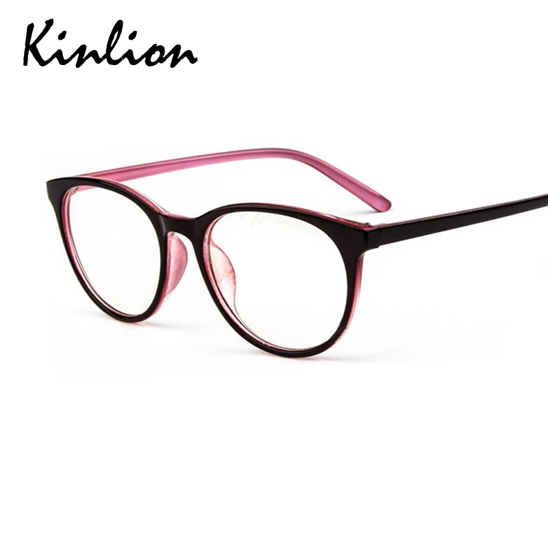 Винтажная оправа для очков с круглыми линзами женщин черные красные розовые