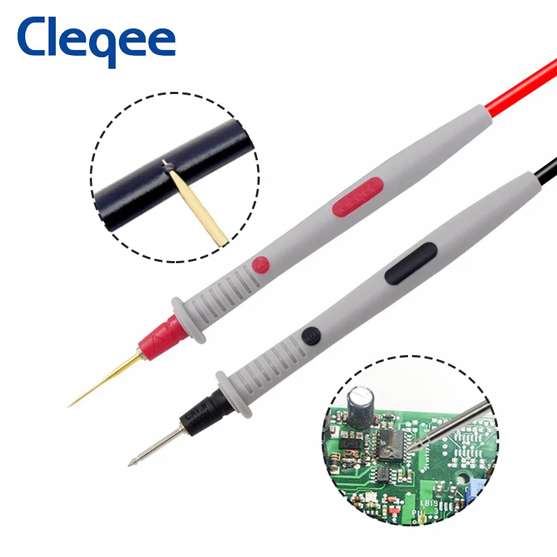 Набор сменных тестовых игл Cleqee P8003.1 8 шт. 1 мм позолоченные острые и 2 Стандартные