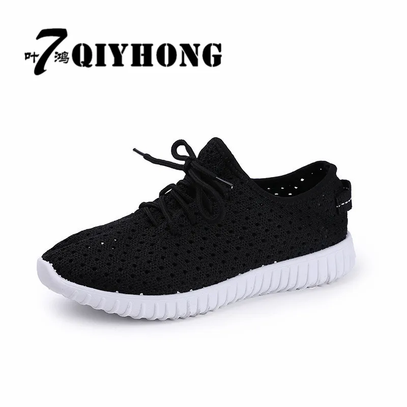 Лидер продаж 2017 новая летняя женская дышащая сетчатая повседневная обувь модная