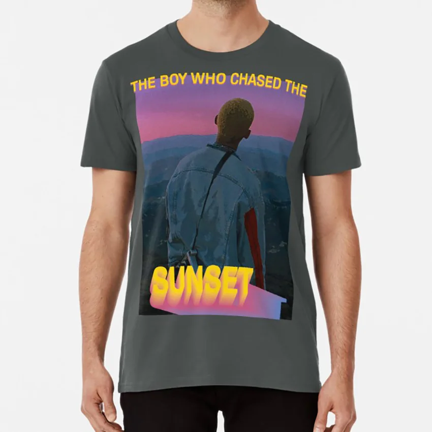 Погоня за закатом футболка syre died in The Sunset jaden smith msfts rep the sunset ленты | Мужская одежда