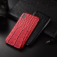 ultra thin crocodile skin pu leather back cover for xs max xr soft phone case for iphone11 11pro 11promax cover