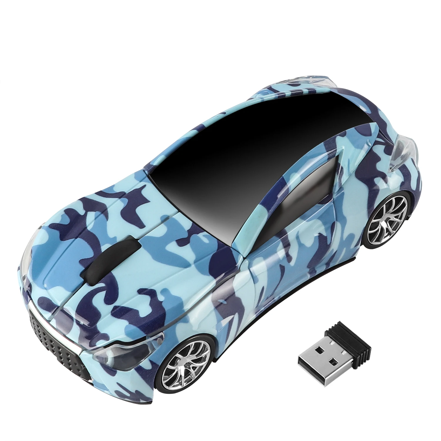 

Wireless Car Shaped Mouse Gaming Ergonomic Optical Mini 3D USB Mice Camouflage Sports Car Computer Mouse Gamer For PC Laptop