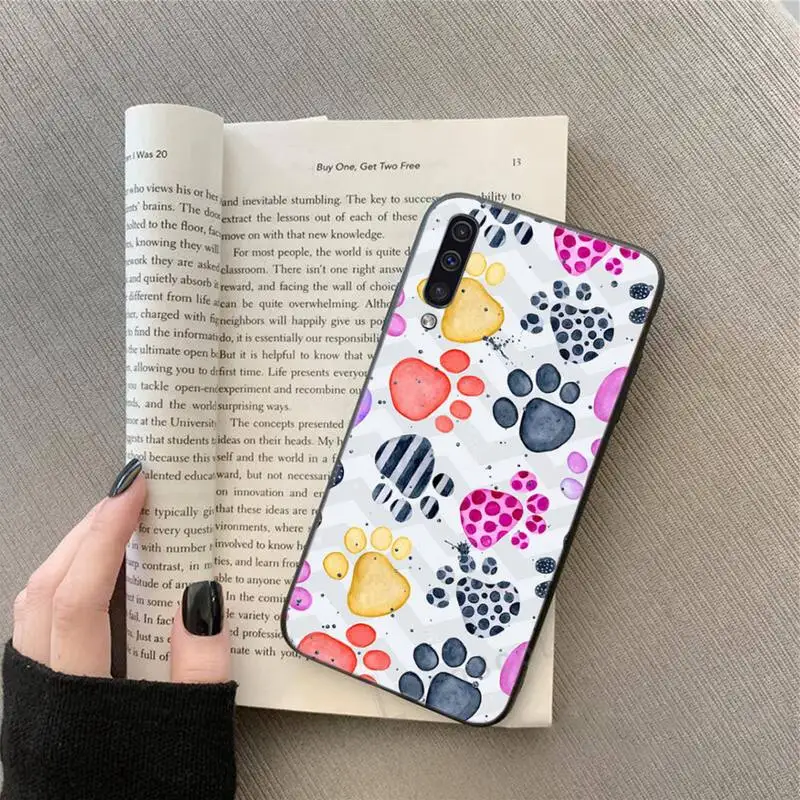 

Comic Dog Foot Phone Case For Samsung Galaxy A 3 6 7 8 10 21 01 11 31 91 10S 20S 30S 50S PLUS