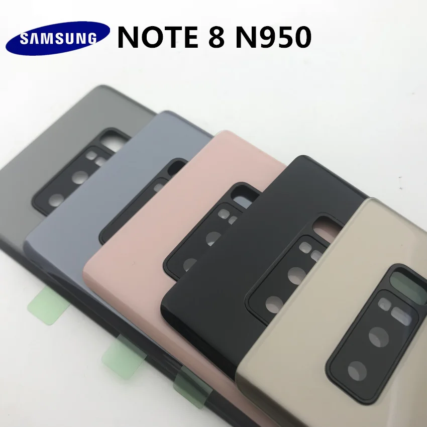 NOTE8 полный корпус чехол задняя крышка+ Передний экран стекло объектив+ средняя рамка для samsung Galaxy Note 8 N950 N950f осенняя часть