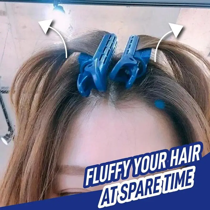 Пластиковые натуральные пушистые щипцы для волос зажим кудрявых пушистый