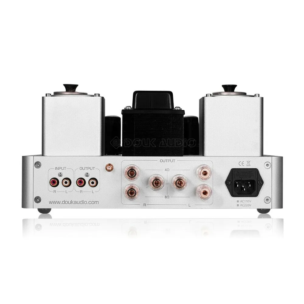 Douk Audio FU50 вакуумная трубка, усилитель мощности Bluetooth 5,0 класса A одноконечный PCM5102 стерео аудио предусилитель