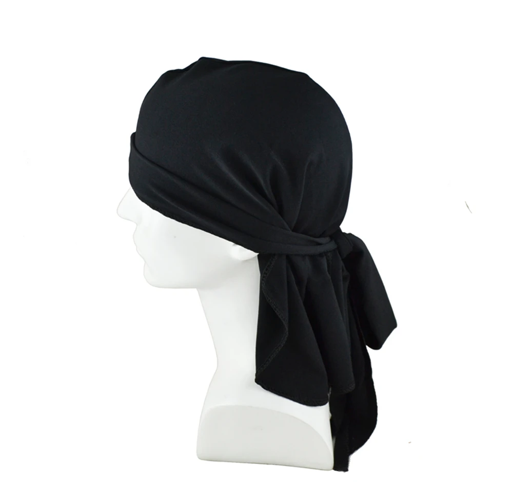 Helisopus хип-хоп головной платок высокая эластичность галстук длинный хвост шапка