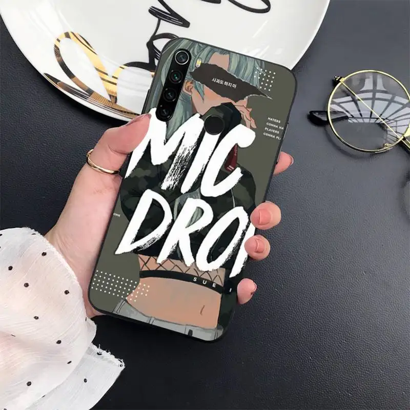 

pepakomi cool idol Phone Case For Xiaomi Redmi 7 8 9t a3Pro 9se k20 mi8 max3 lite 9 note 9s 10 pro silicone Shell Cover