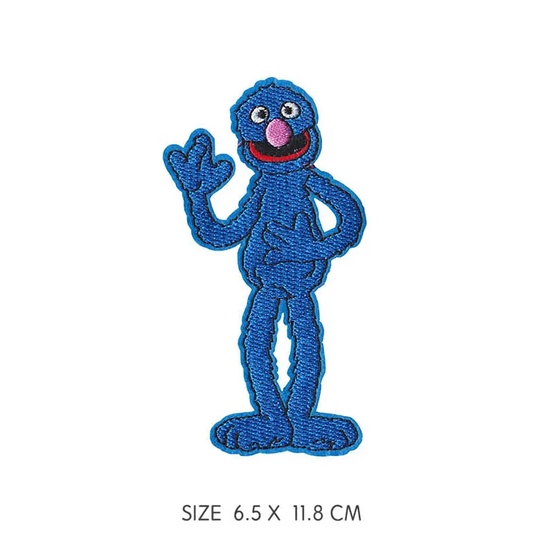 Набор из 10 символов Улица Сезам Elmo печенье монстр большая птица Эбби Зои вышитая