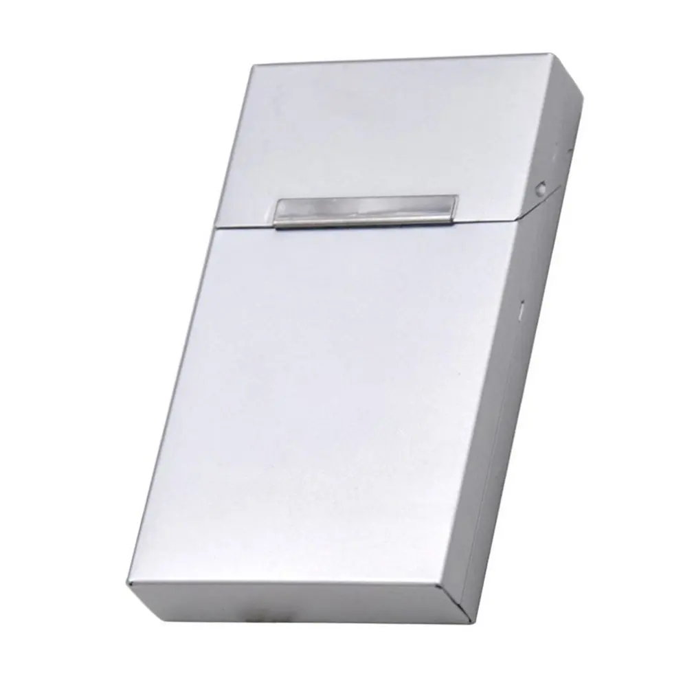 1 шт. Новый ультра тонкий модный чехол для сигарет тонкая металлическая коробка