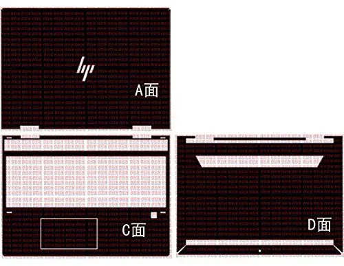 Виниловая наклейка для ноутбука HP Envy 15 dr0005na dr0011dx dr1045TX DR1012DX dr1046TX DR0000NA dr0033na 6