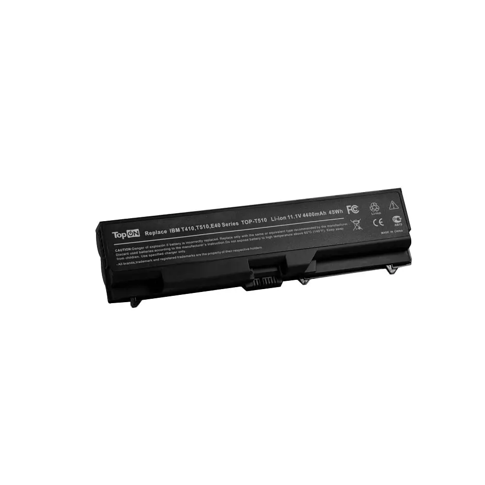 Аккумулятор TopON TOP-T510 для Lenovo ThinkPad SL410 SL510 T410 T510 W510 E40 E50 E420 E425 E520 E525 Edge 14 15 Ser |