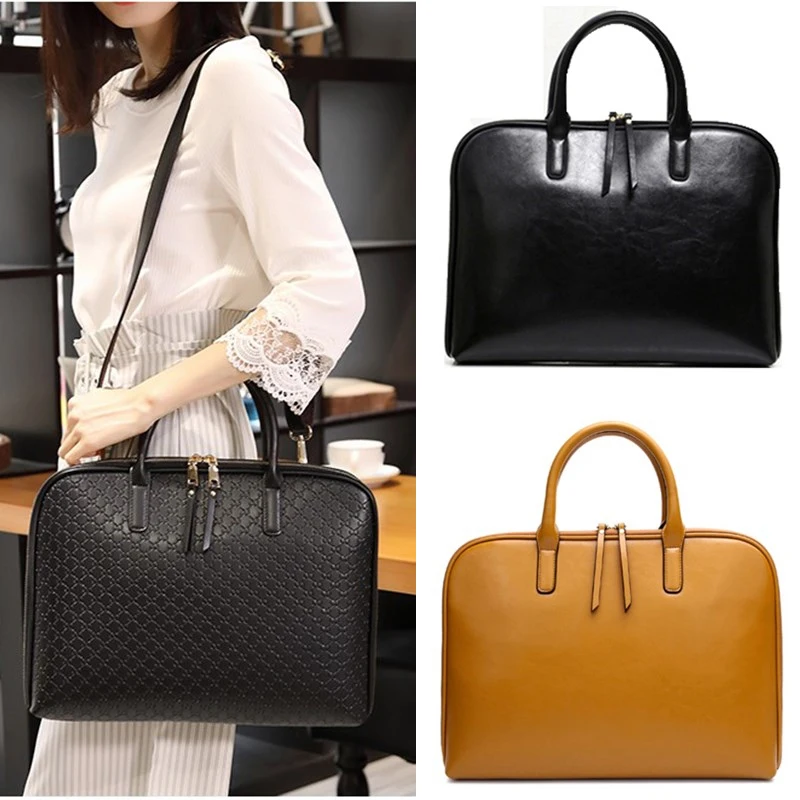 

Сумка на плечо женская кожаная для ноутбука 14-15,6 дюймов