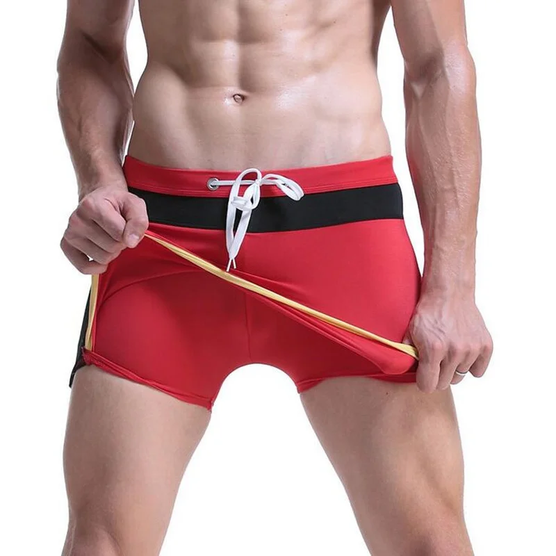 

Mens Sexy Underwear Boxer Men Double Layer Design Loose Trunks Shorts Men Casual Workout Wear Boxers Underwears